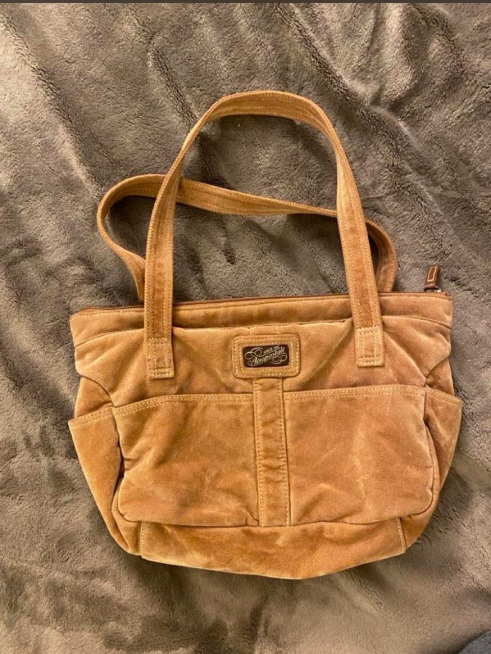 Aeropostale Vintage Tan Tote Bag